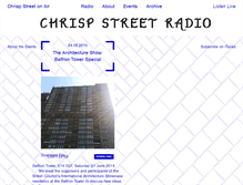 Tablet Screenshot of chrispstreetonair.com